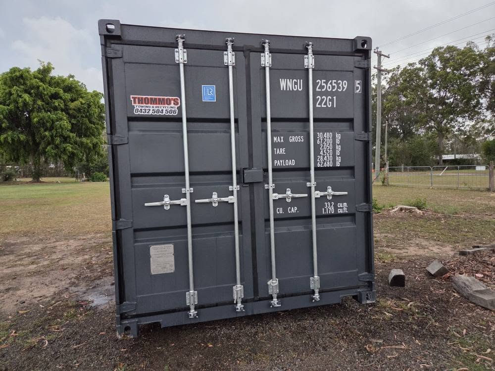 Shipping container stock on the Fraser Coast