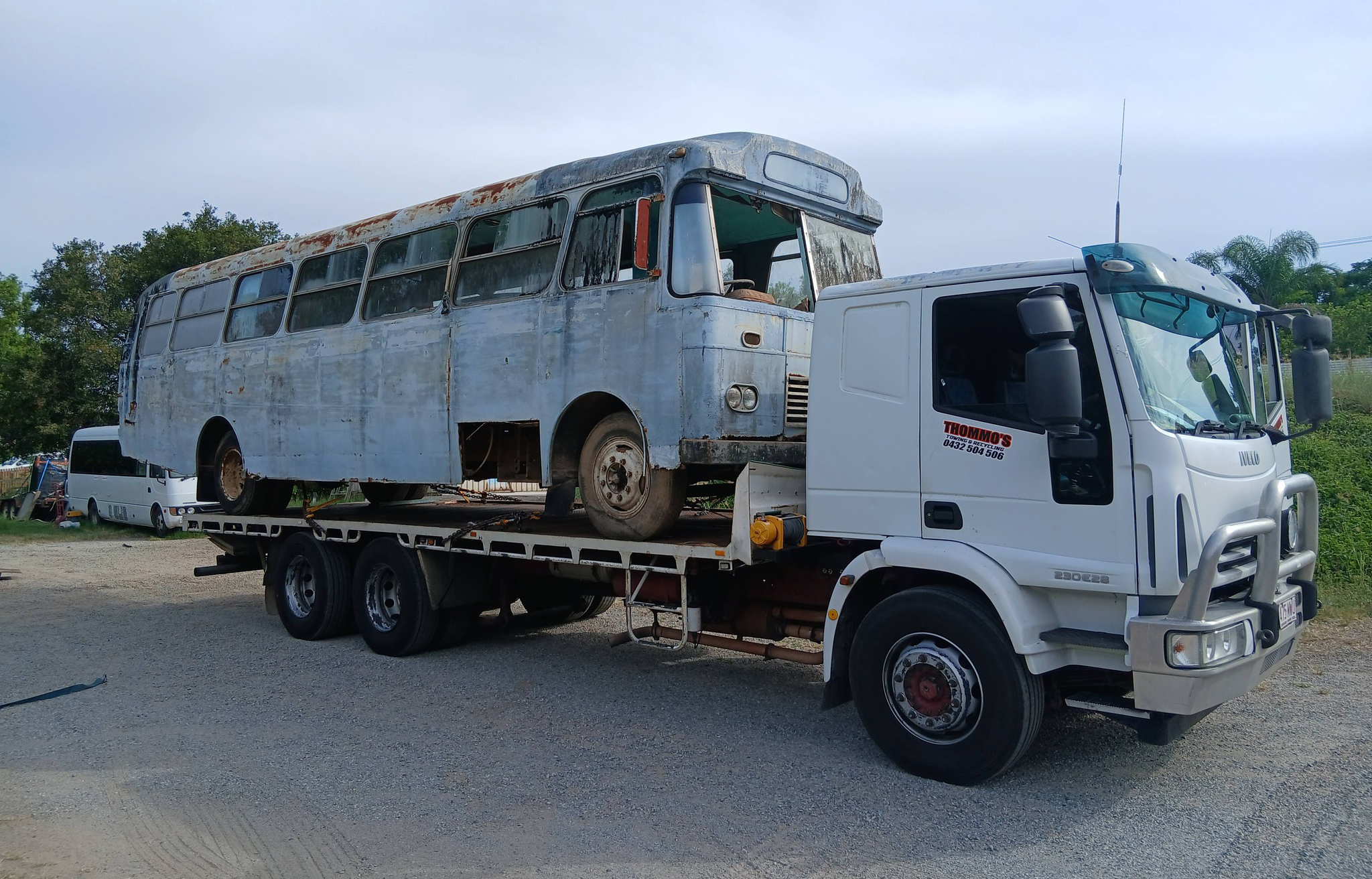Tow truck ready for local breakdown towing